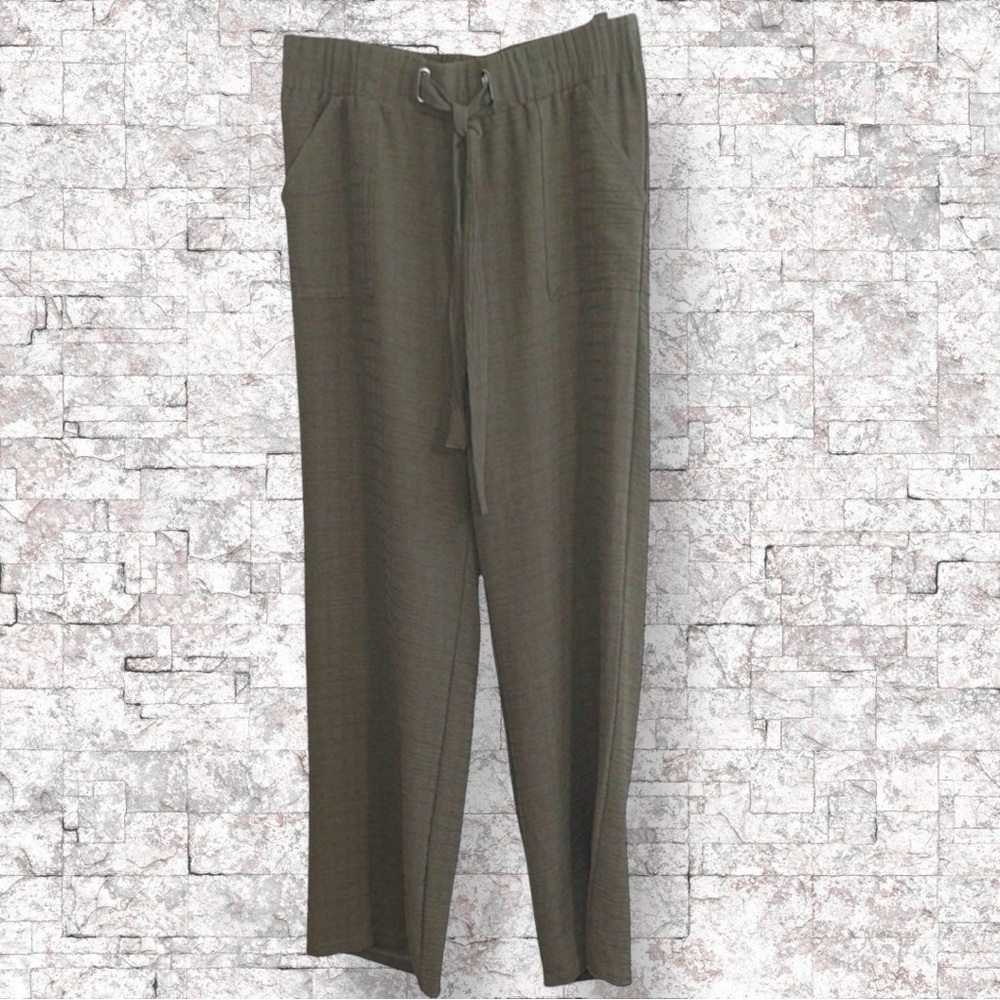 🌺LOVE SCARLETT OLIVE PULL ON DRAWSTRING PANTS.